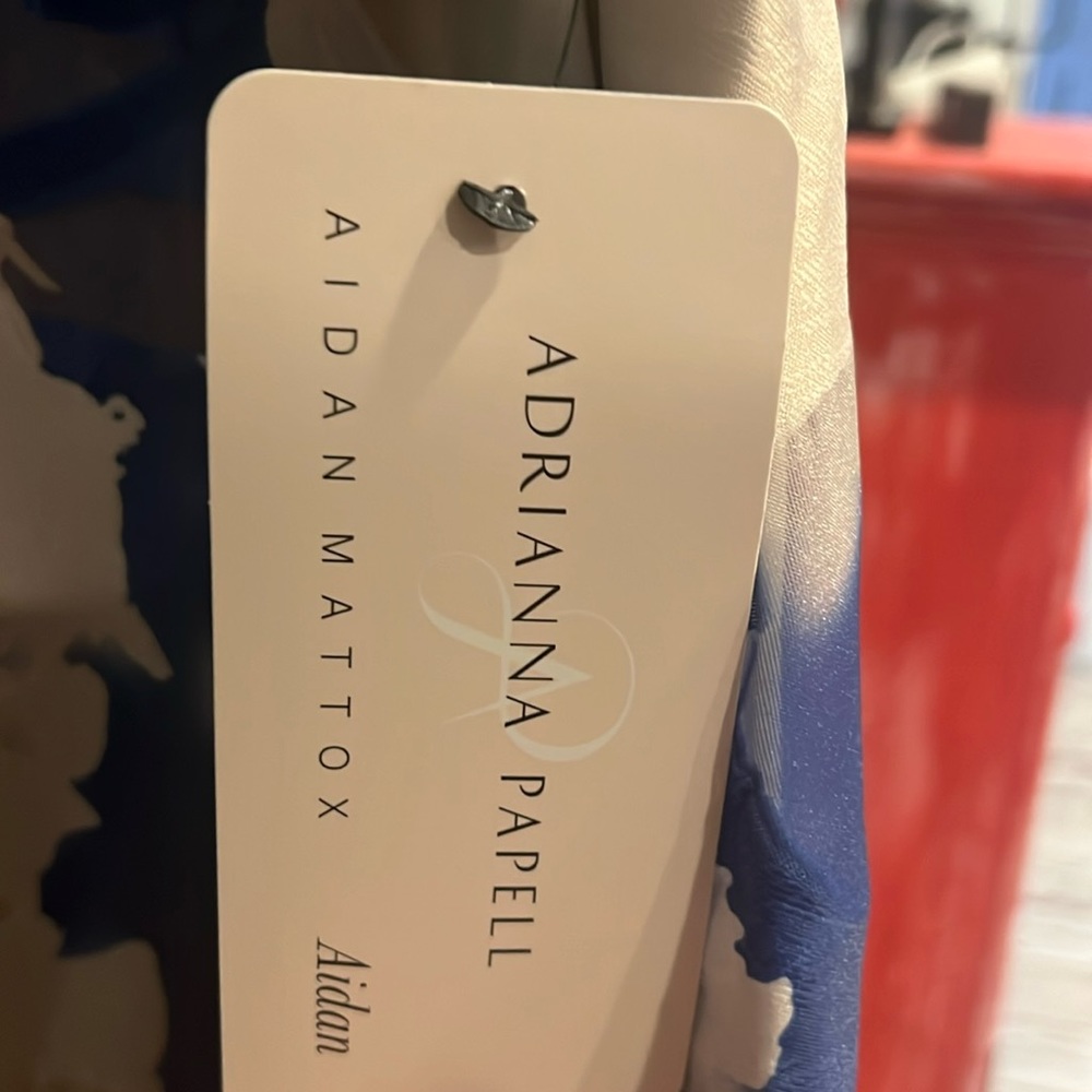 Adriana Papell off shoulder, new with tags, paid $250